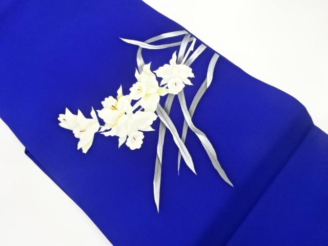 JAPANESE NAGOYA OBI / SHIOZE / FLORAL PLANTS